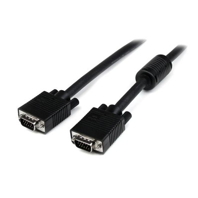 CABLE COAXIAL STARTECH.COM - 6, 1 M, VGA (D-Sub), VGA (D-Sub), MACHO/MACHO, NEGRO