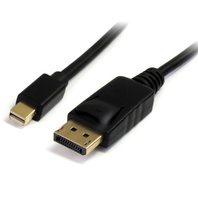 Cable adaptador de Mini DisplayPort StarTech.com - 3 m, mini DisplayPort, DisplayPort, Macho/Macho, Negro