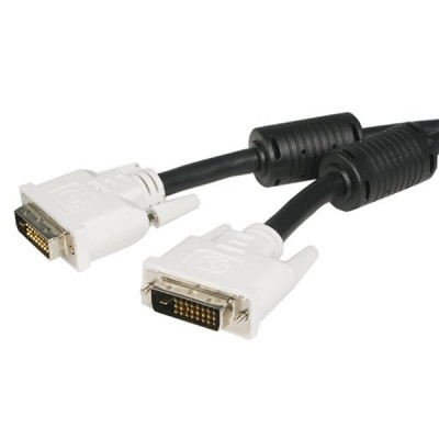 Cable para monitor StarTech.com - 4, 6 m, DVI-D, DVI-D, Macho/Macho, Negro