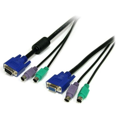 Cable KVM StarTech.com - VGA, 2 x PS/2, M/M, VGA, 2 x PS/2 F/M