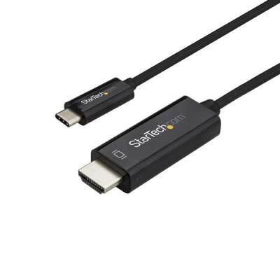 Cable Adaptador USB C a HDMI StarTech.com CDP2HD1MBNL - 1 m, USB C, HDMI, Negro