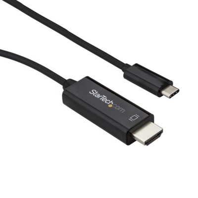 Cable Adaptador USB C a HDMI StarTech.com CDP2HD3MBNL - 3 m, USB C, HDMI, Negro