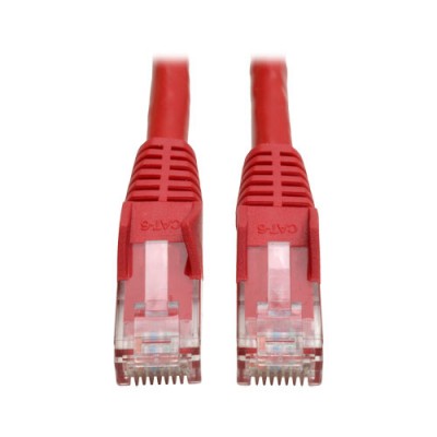Cable de parcheo TRIPP-LITE - 0, 91 m, RJ-45, RJ-45, Macho/Macho, Rojo