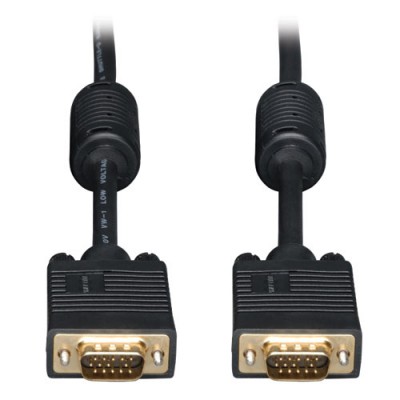 Cable VGA Coaxial TRIPP-LITE P502-035 - 10, 7 m, VGA (D-Sub), VGA (D-Sub), Negro