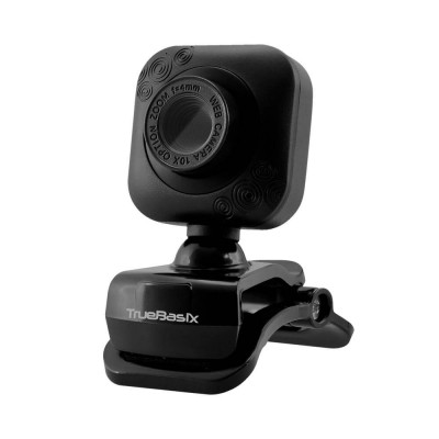 Cámara Web TRUE BASIX TB-916776 - 30 pps, USB, Negro, 600 x 480 Pixeles