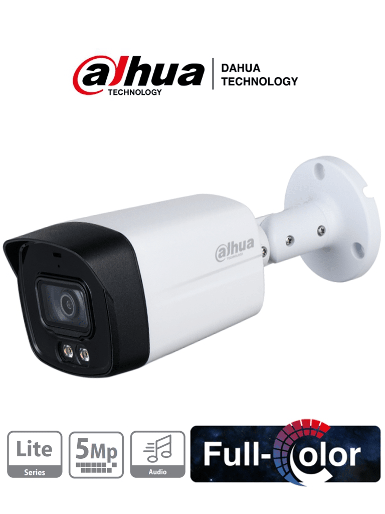 Cámara de Bala Dahua Technology DH-HAC-HFW1509TLMN-A-LED-0360B - 5 MP, 3.6mm