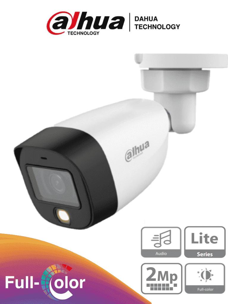 Cámara Bala Dahua Technology HAC-HFW1209CN-A-LED - 2 MP, 20 m, 2.8mm