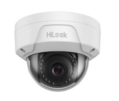 Cámara Domo HILOOK IPC-D121H - IP 2MP / Lente 2.8 mm / 30 mts IR / Exterior IP67 / H.265+ / PoE