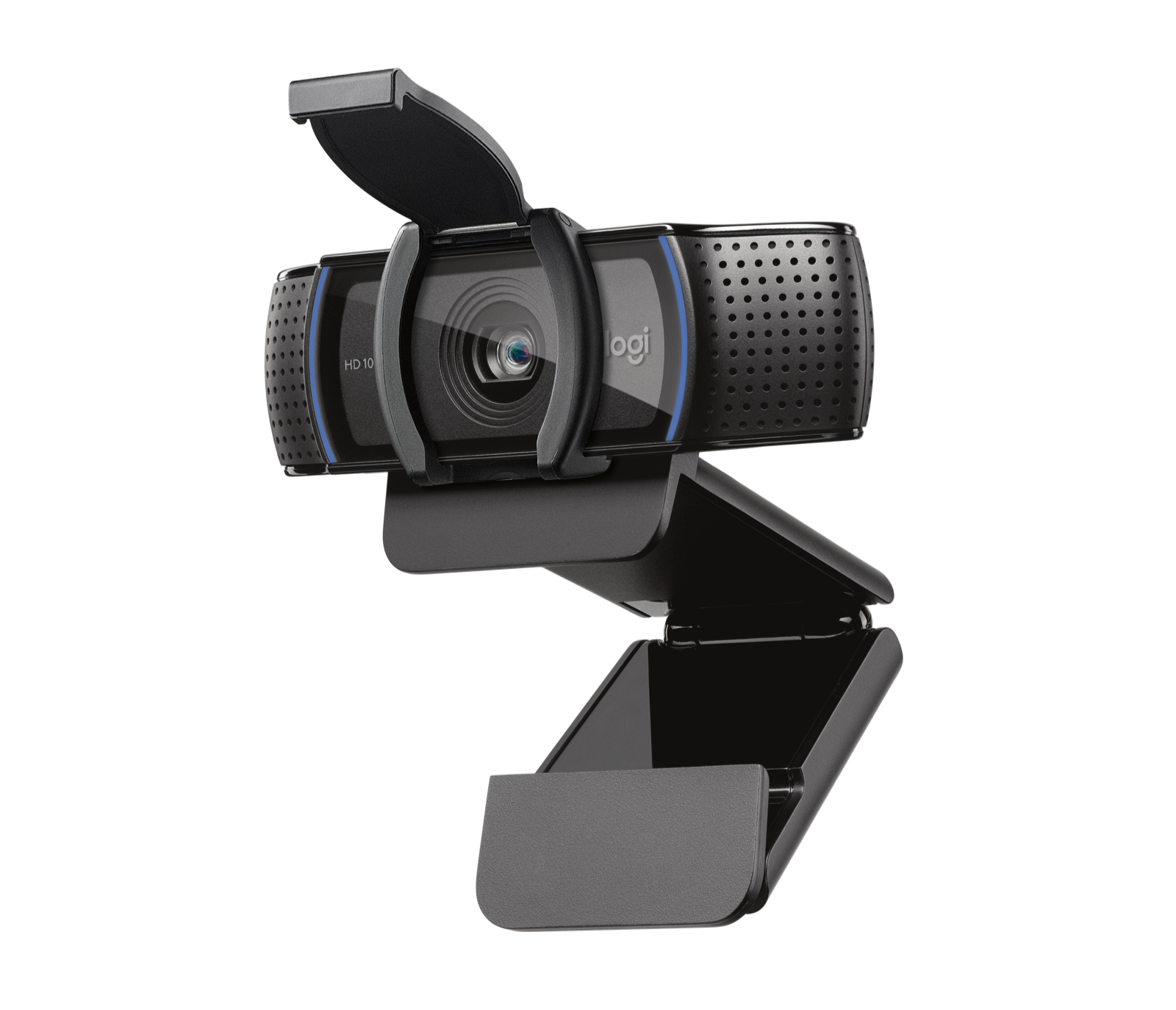 Webcam LOGITECH C920s - 720p, Vídeo Full HD 1080p más Rápido y Fluido, Videoconferencias HD 720p, Audio Estéreo Natural (Dos Micrófonos)