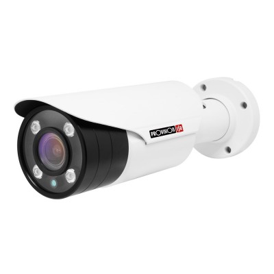 Camara Bala metalica - 5 MP, Soporta formato AHD/TVI, Lente VF (2.8-12mm), vision nocturna de hasta 40 metros, CoC, IP66, Exterior/Interior, Color blanco