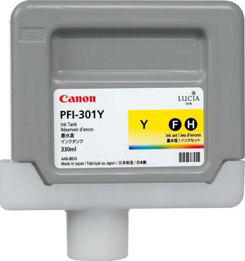 Tanque de tinta CANON PFI-301Y - Amarillo, Inyección de tinta