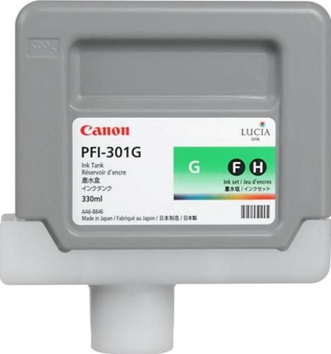 Tanque de tinta CANON PFI-301G - Verde, Inyección de tinta