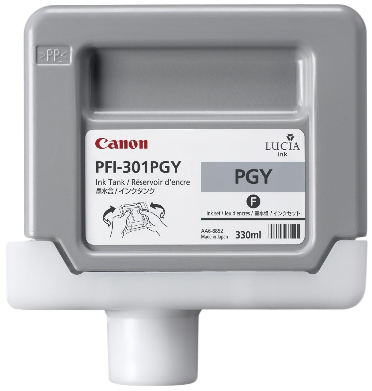 Tanque de tinta CANON PFI-301PGY - Gris, Canon