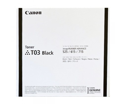 Toner  CANON T03 BK - Laser, 51500 paginas., Negro, imageRUNNER 525/615/715/527/617/717