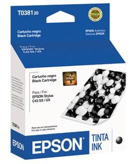 Cartucho EPSON T038120 - Negro, Inyección de tinta