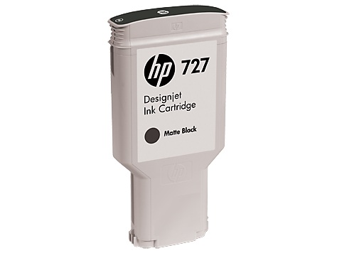 Tinta HP 727 - C1Q12A, Negro Mate 300ml