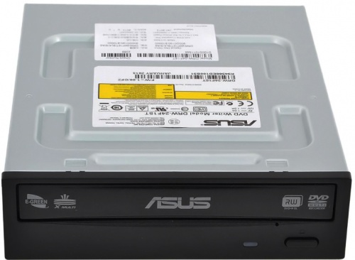 Quemador de DVD ASUS - Negro, SATA, 48x, 24x, DVD Super Multi
