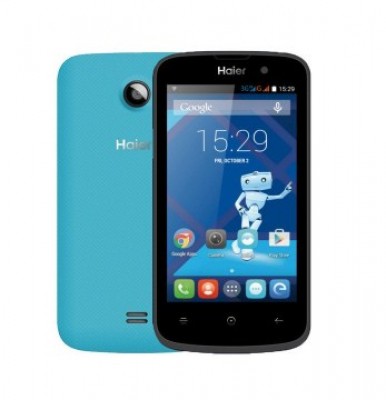 Celular Haier - 4 pulgadas, Azul, Android 5.1