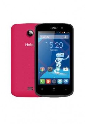 Celular Haier - 4 pulgadas, Rojo, Android 5.1