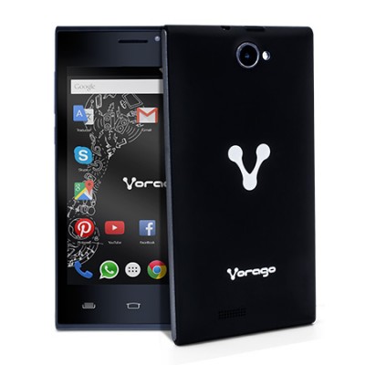 Celular VORAGO CELL-300 - 4 pulgadas, Dual Core, 512 MB, Negro, Android 4.4 kit kat