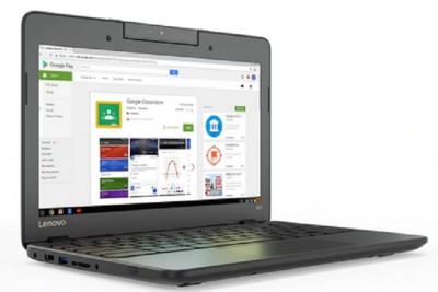 Laptop LENOVO 80YS001MLM - 11.6 pulgadas, Intel Celeron, N3060, 4 GB, Chrome, 32 GB