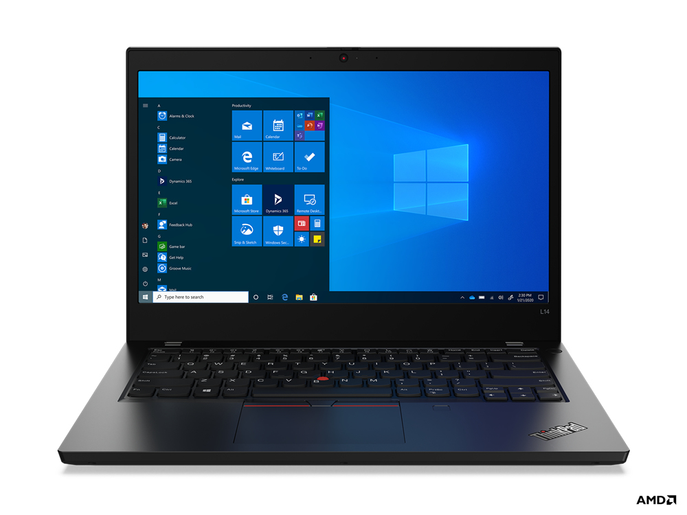 Laptop ThinkPad  LENOVO L14 Gen1 - 14 Pulgadas, AMD Ryzen 3, 4300U, 8 GB, Windows 10 Pro, 256 GB