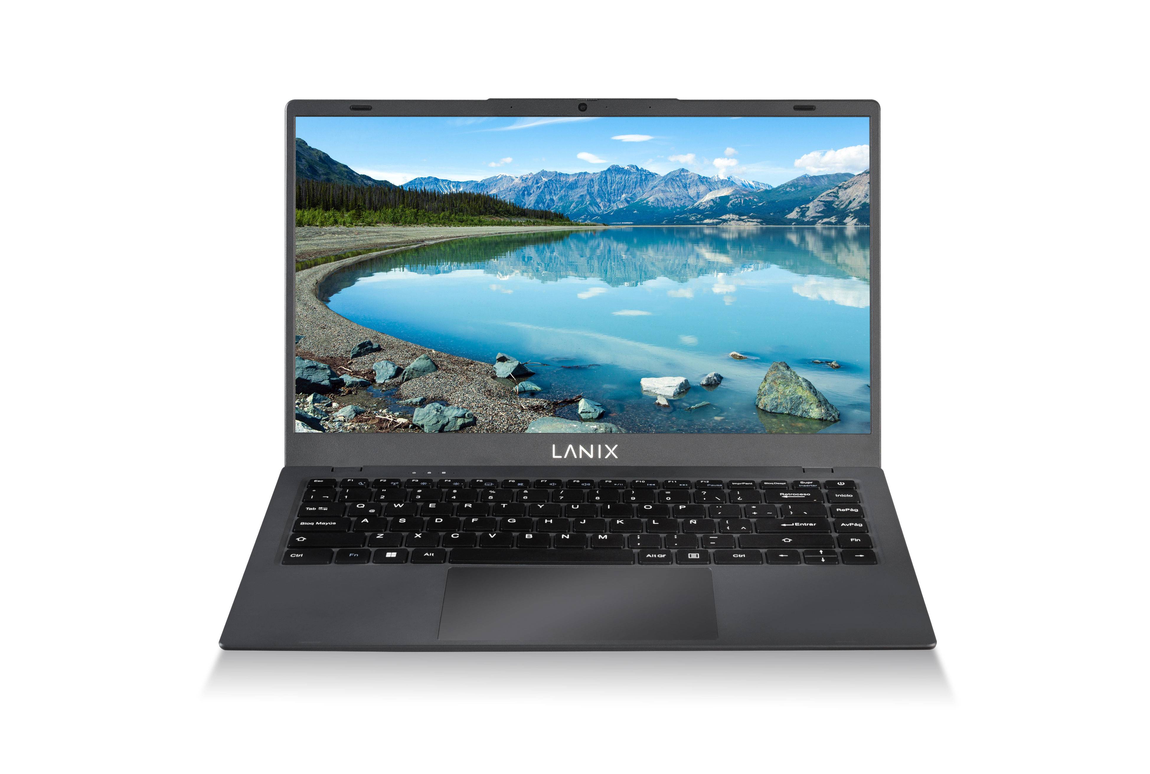 Laptops LANIX XBOOK GO - 14 Pulgadas, Intel Celeron, N4020, 4 GB, Windows 11 Home, 128 GB SSD