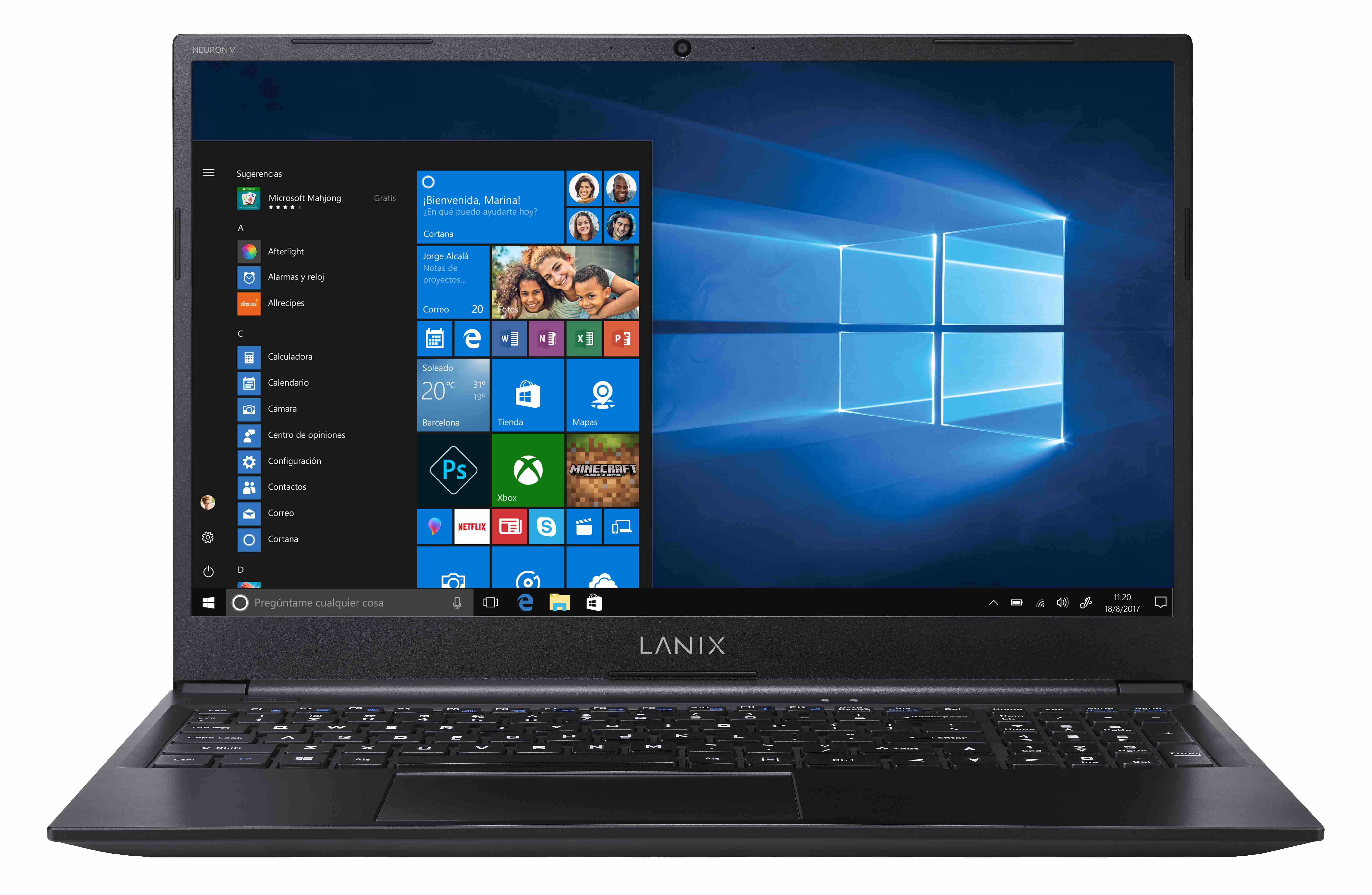 Laptop LANIX  Neuron V v7 - Intel Core i5, i5-10210U, 8 GB, Windows 10 Home, 512 GB