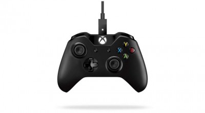 Control MICROSOFT - Gamepad, PC, Xbox One, Alámbrico/Inalámbrico, Negro