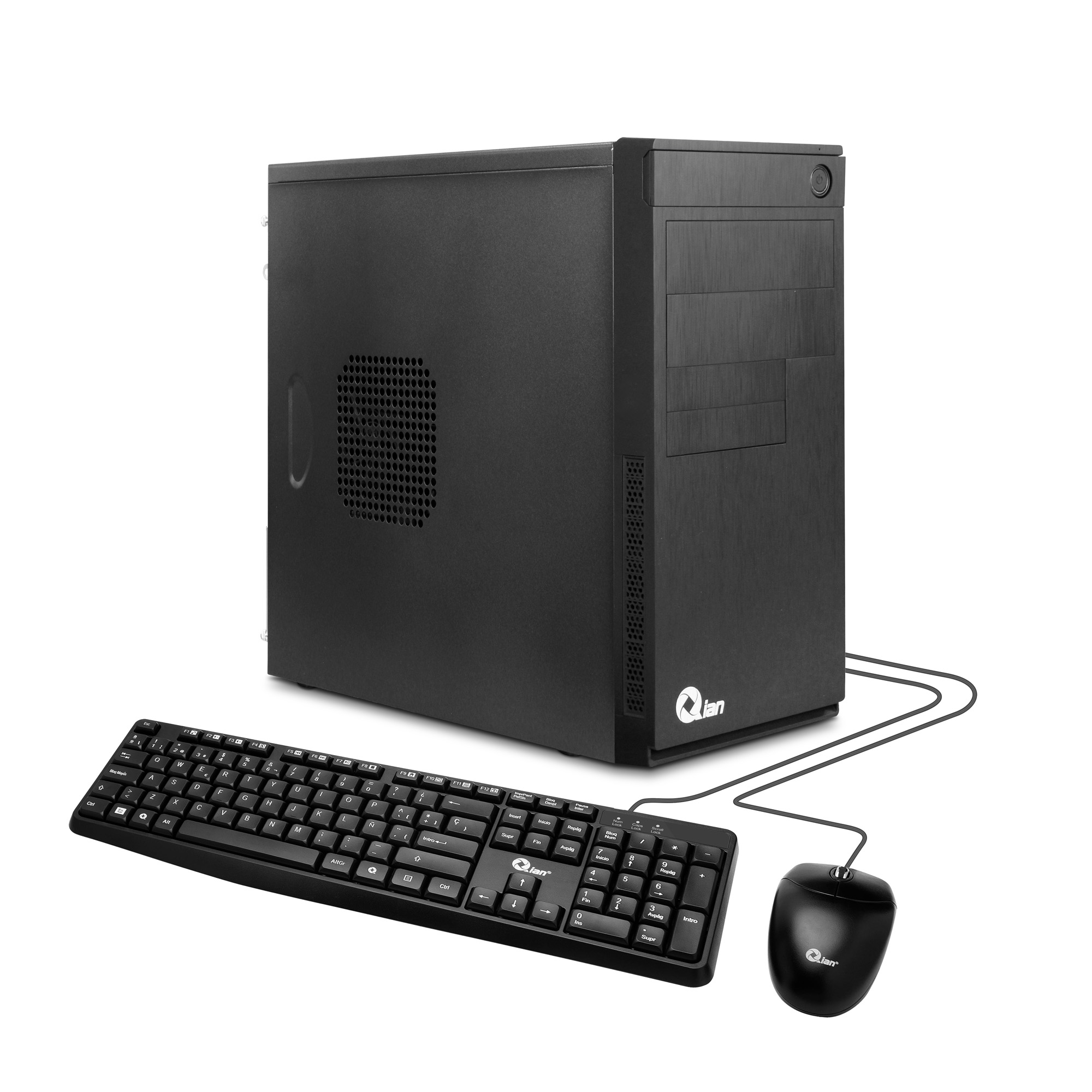 Computadora PC para Oficina  Qian QPA-OPC-03B - Intel Core i3, i3-10100, 16 GB, DDR4, 240 GB