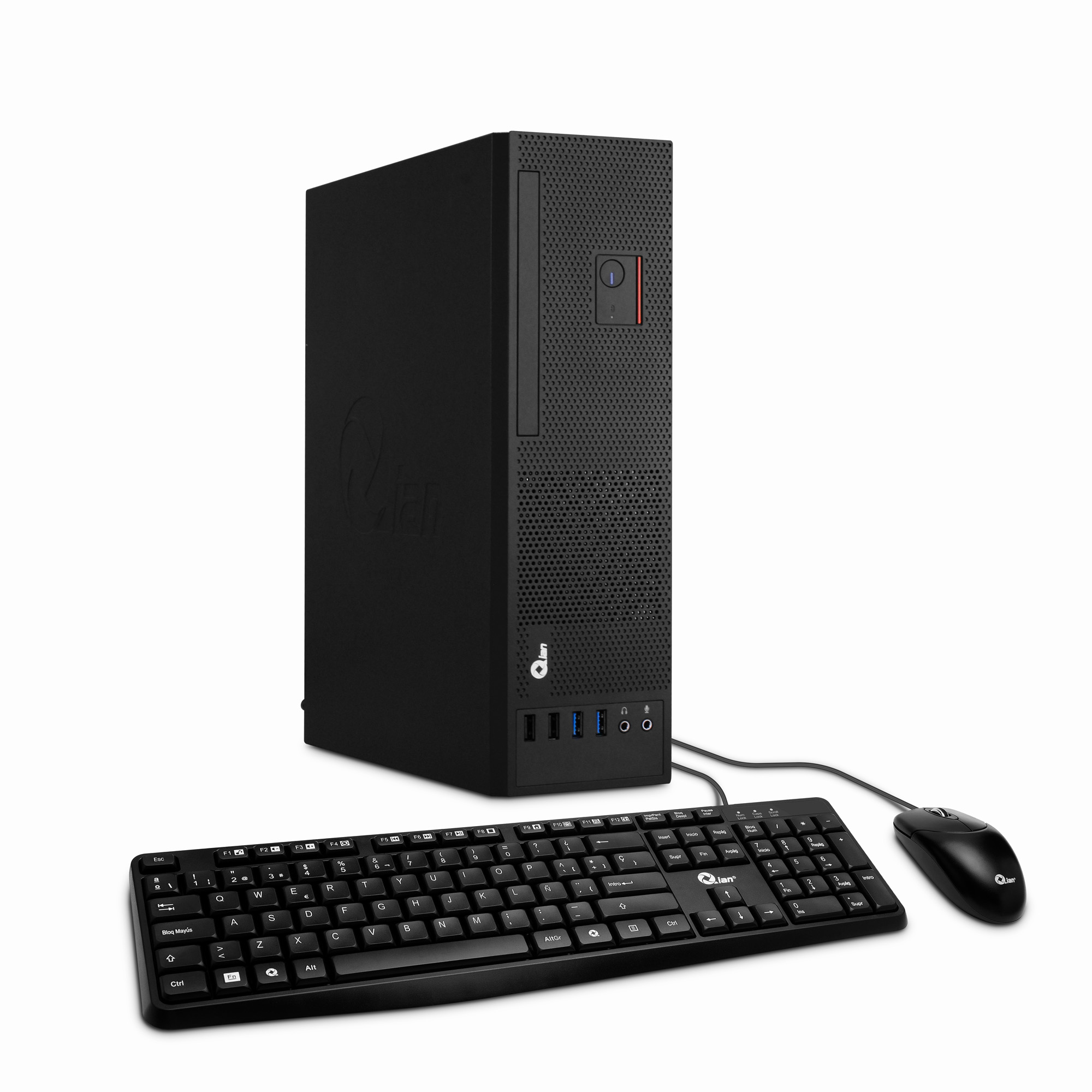 Pc de Escritorio Qian QPI-OPC-01B - Intel Core i3, i3-10105, 8 GB, DDR4, 240 GB, Windows 11 Home