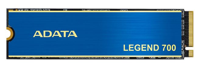 Unidad de Estado Sólido ADATA LEGEND 700 256GB PCIe Gen3x4 M.2 2280 - Con disipador de aluminio. ALEG-700-256GCS