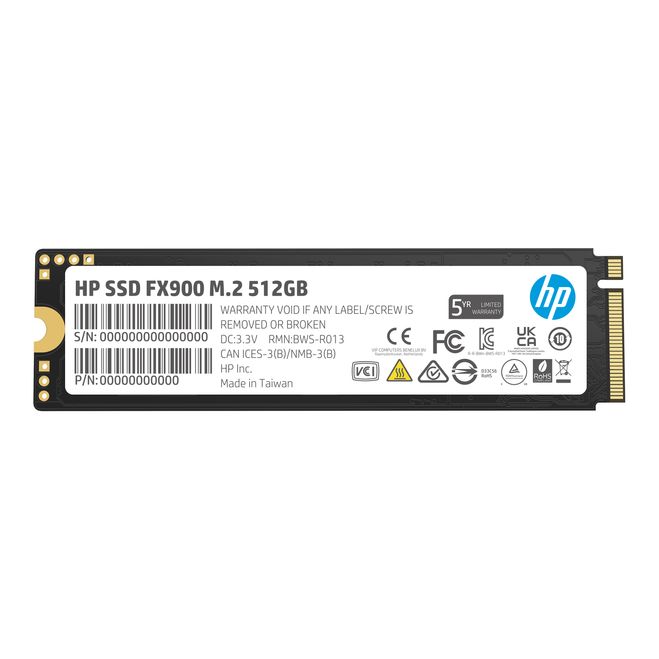 SSD HP NVMe FX900 512GB 57S52AA#ABM -