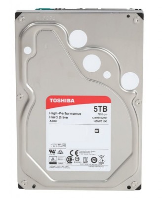 Disco duro interno  TOSHIBA HDWE150XZSTA - 5000 GB, Serial ATA III, 7200 RPM, 3.5", PC