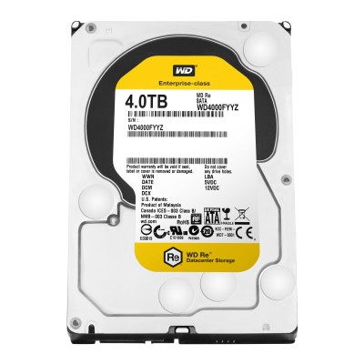 Disco duro WESTERN DIGITAL WD4000FYYZ - 4000 GB, Serial ATA III, 7200 RPM, 3.5", Servidor