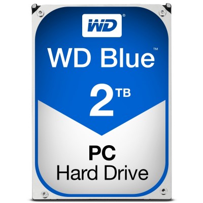 Disco Duro Interno Western Digital WD20EZRZ Blue 3.5   - 2TB, SATA III, 6 Gbit/s, 5400RPM, 64MB Cache