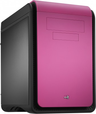 Gabinete AEROCOOL DS Cube Pink - Cubo, PC, Micro-ATX, Mini-ITX, Rosa