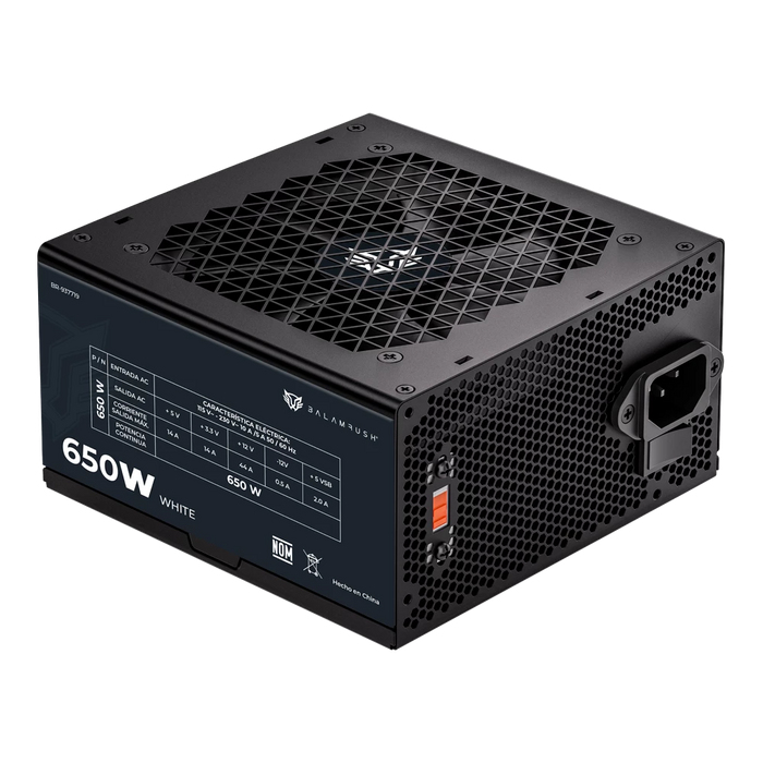 Fuente de Poder 650W 80 Plus White BALAM RUSH  PULSAR 650PR NOVA SERIES -