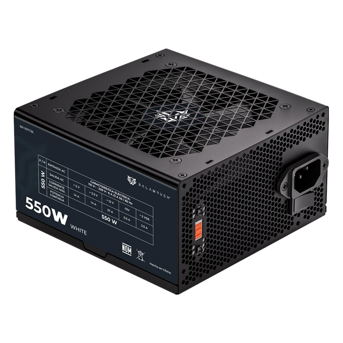 Fuente de Poder 550W 80 Plus White BALAM RUSH  PULSAR 550PR NOVA SERIES -