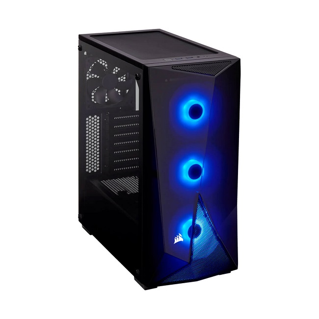 Gabinete CORSAIR SPEC DELTA RGB - Gabinete, Negro