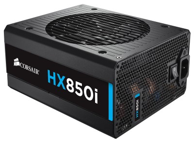 Fuente de poder CORSAIR - 850 W, 100 - 240 V, 47 - 63 Hz, PC, Negro