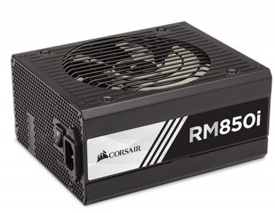 Fuente de poder CORSAIR - 850 W, 100 - 240 V, 47 - 63 Hz, PC, Negro