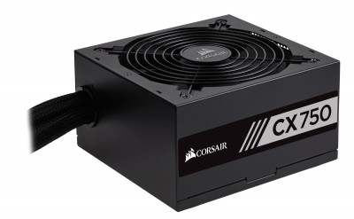 Fuente de Poder Refurbished CORSAIR CX750 - 750 W, PC, Negro, ATX