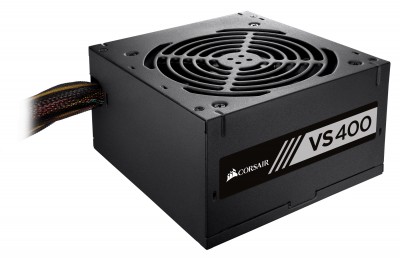 Fuente de Poder Refurbished CORSAIR BUILDER SERIES VS400 UNIVERSAL - 400 W, PC, Negro, 12 cm, ATX