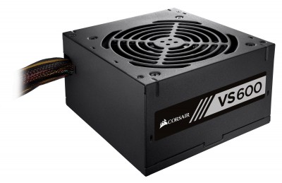 Fuente de Poder CORSAIR  CORSAIR BUILDER SERIES VS600 - 600 W, PC, Negro, 12 cm, ATX