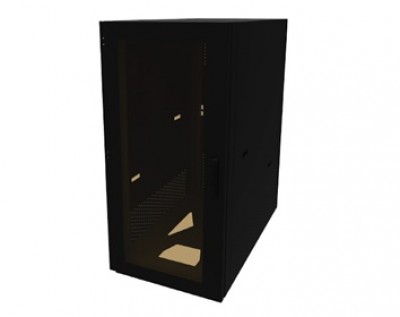 Gabinete de red LACES LA300GR221938 - Negro, 22U, 200 kg