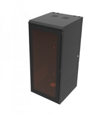 Gabinete de Pared LACES LA230GP26 - Negro, Montado en la pared, 90 kg, 26U