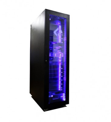 Gabinete LACES LA300SP421934 - Negro, 42U