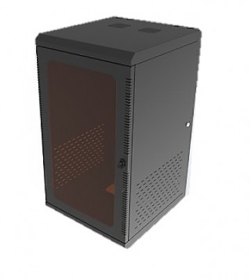 Gabinete de Pared LACES LA230GP20Ekit - Negro, Montado en la pared, 80 kg, 20UR, 45 kg