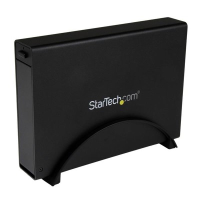 Gabinete para disco duro StarTech.com - 3.5", SATA, Negro, Aluminio